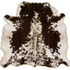 Real Genuine Black Speckled Salt and Pepper Cowhide Rug 5x6 Large Modern Living Room Area Rug Natural Leather Hair On Cheap Brazilian Brindle Hung on Wall Bedroom Cheap Cowhide Rug Sale