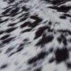 Real Genuine Black Speckled Salt and Pepper Cowhide Rug 5x6 Large Modern Living Room Area Rug Natural Leather Hair On Cheap Brazilian Brindle Hung on Wall Bedroom Cheap Cowhide Rug Sale