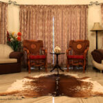 Real Genuine Brown Speckled Salt and Pepper Cowhide Rug 5x6 Large Modern Living Room Area Rug Natural Leather Hair On Cheap Brazilian Brindle Hung on Wall Bedroom Cheap Cowhide Rug Sale